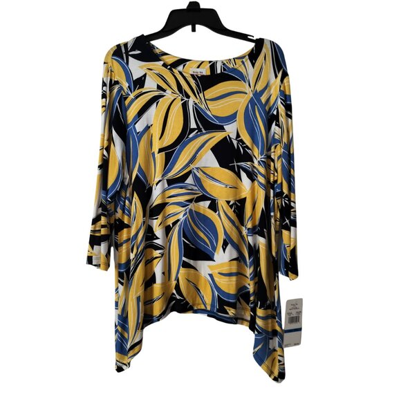 RUBY RD FAVORITES Shirt Long Sleeve Size PXL NWT Multicolored Funky - Picture 1 of 9